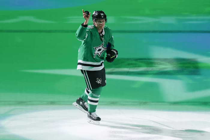 Een andere hattrick van een Finse speler die Dallas in een ruil kwam. Deze keer is het granlund