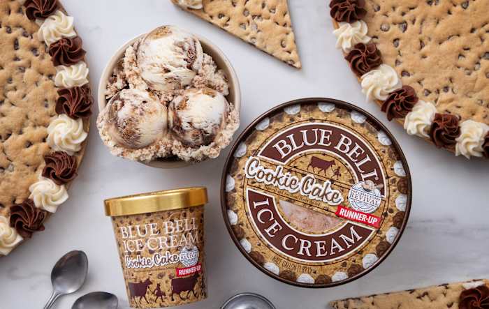 Gepensioneerde smaak sluit aan bij de line -up van Blue Bell voor beperkte tijd