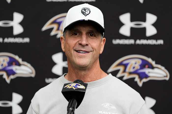 Harbaugh zegt dat het verlagen van banden met Justin Tucker een 'complexe' beslissing was voor de Ravens