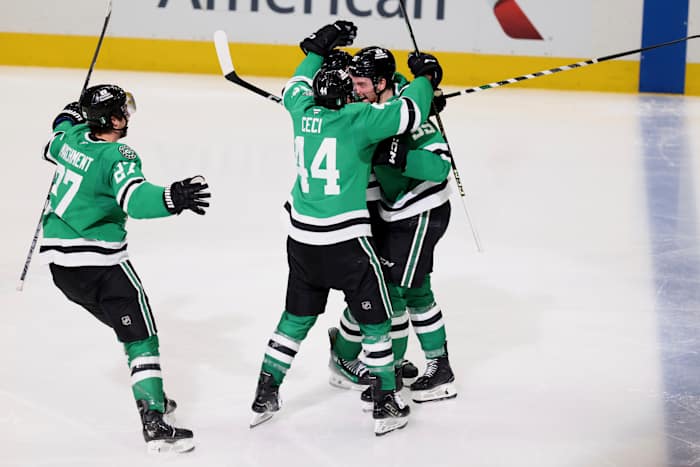 Harley scoort op OT Power Play, Stars Beat Jets 2-1 om de 3e rechtop te bereiken