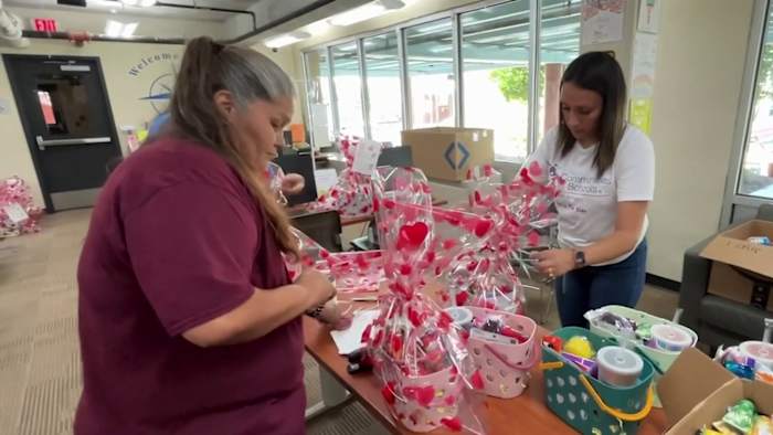 Haven voor hoop om moeders te vieren met speciale moederdagmanden