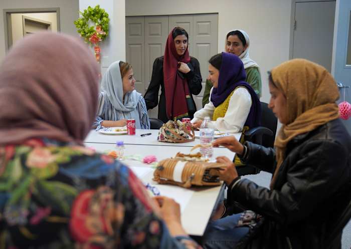 In Virginia wordt een militair bolwerk een toevluchtsoord voor Afghaanse vluchtelingen