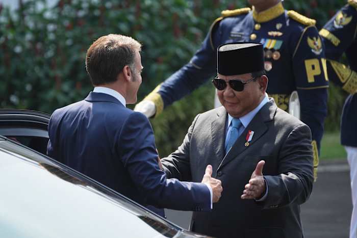 Indonesische en Franse leiders ontmoeten elkaar voor defensie- en handelsgesprekken