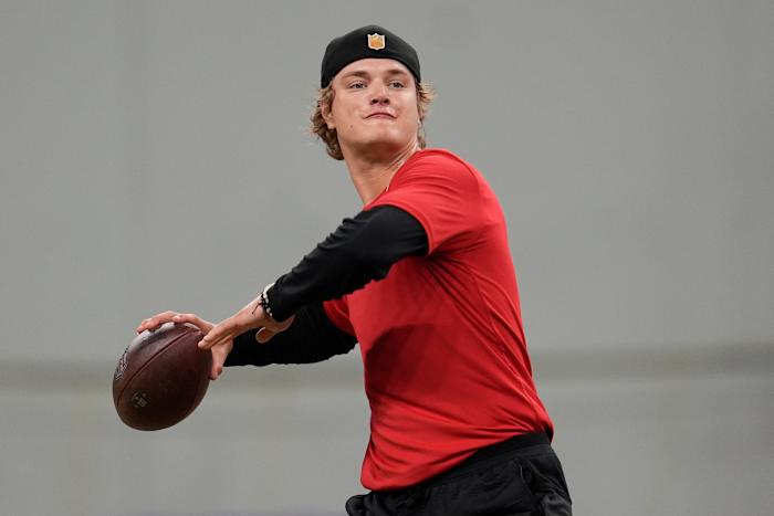 JJ McCarthy is klaar voor de klus en de druk om het over te nemen als QB voor de Vikingen