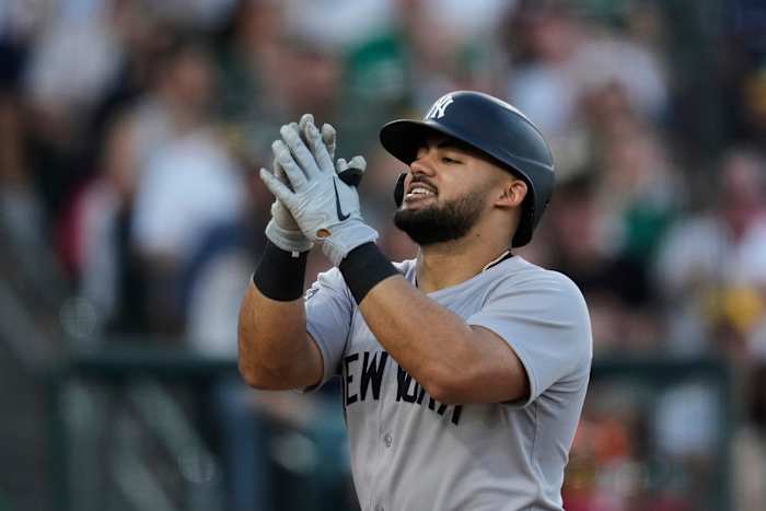 Jasson Dominguez wordt de jongste Yankees-speler met een 3-homer-spel