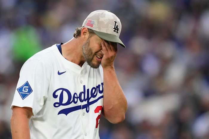 Kershaw verlaat na 4 wankele innings in Rusty Season Debut voor Dodgers