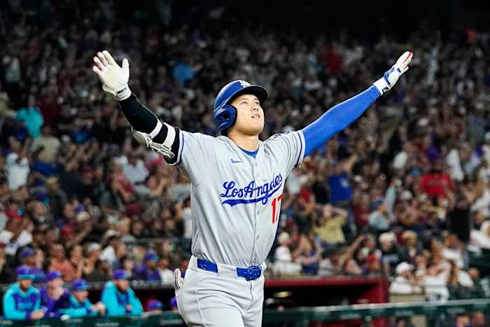 Oh ohtani! Dodgers Star raakt 3-run homer in late rally in 14-11 overwinning op Diamondbacks