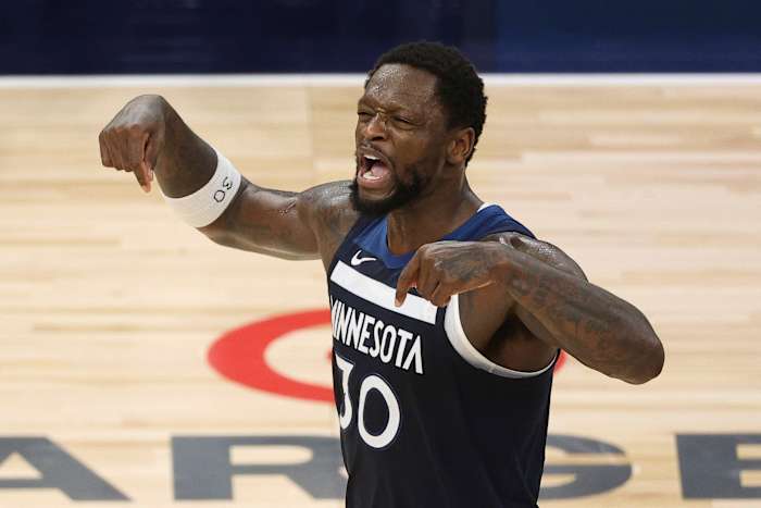 Randle's revival voor de T-Wolves in hun Game 3-overwinning begon met een peptalk van een vitale teamgenoot