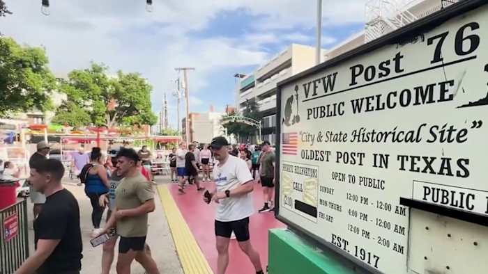 San Antonio Community Rally's voor veteraan bewustzijn van geestelijke gezondheidszorg bij Stride for Hope Event