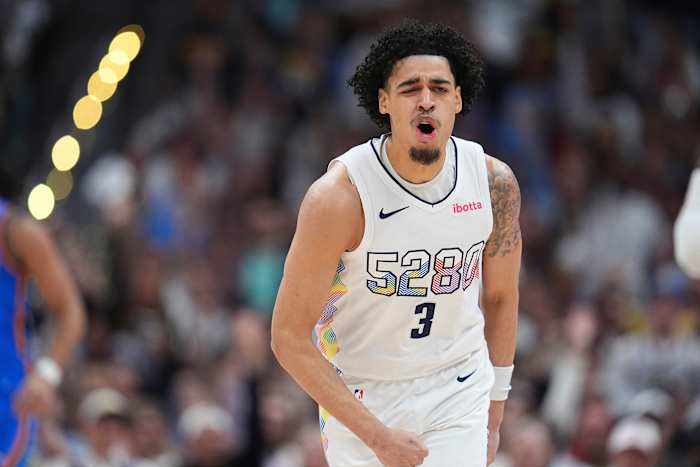 Strawther biedt vonk van de bank, verliest zelfs een tand, terwijl Nuggets Force Game 7 tegen Thunder