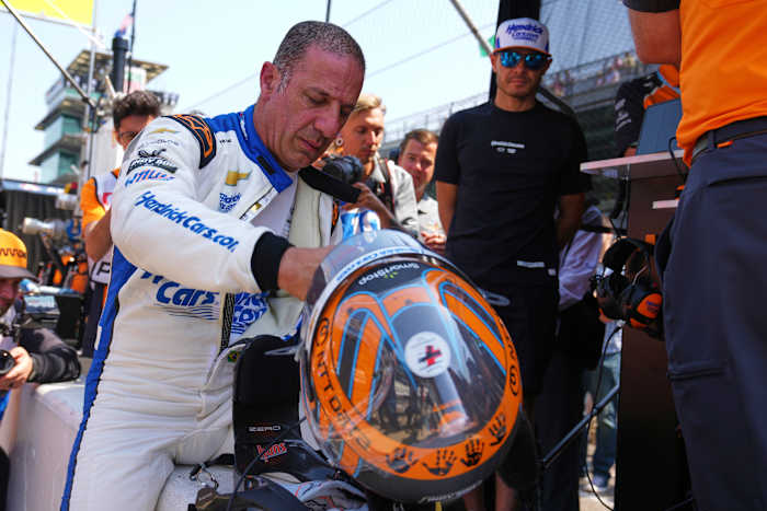 Tony Kanaan komt weer op het goede spoor in Indianapolis, misschien voor de laatste keer in legendarische carrière