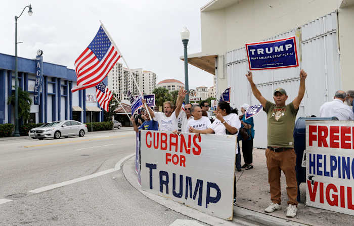 Trump's immigratie optreden Unnerves Cubaanse ballingen lang afgeschermd van deportatie