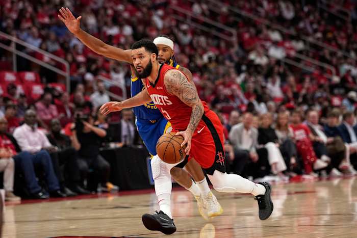 Warriors keren terug naar huis naar Chase Center met nog een kans om de 1e round-serie met Rockets af te sluiten