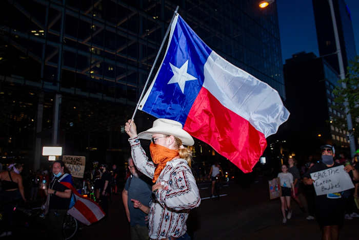 Foto's: "No Kings" protesten in Texas
