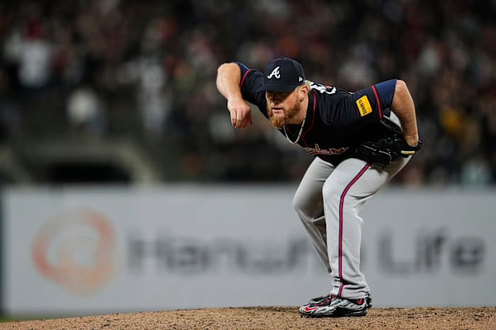 Braves Call Up -franchise redt leider Craig Kimbrel een dag na het blazen van een grote voorsprong