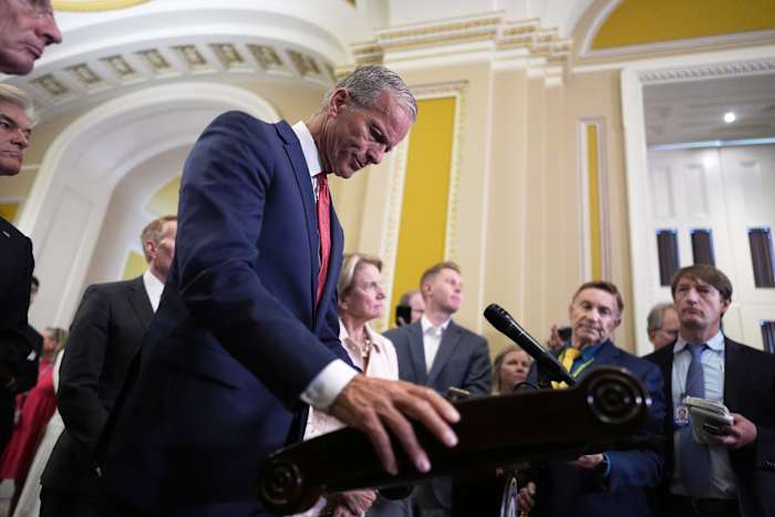 Hoe Senaatsrepublikeinen de belastingvoordelen in de grote rekening van Trump willen veranderen