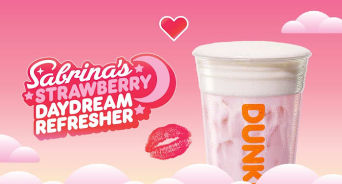 Nieuwe Sabrina Carpenter Drink Tops Dunkin 'Summer Line -up
