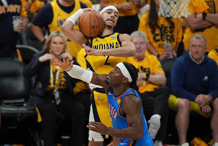 Pacers vermijden 2e rechte thuisveld play-off exit, routeren Thunder naar Force Game 7