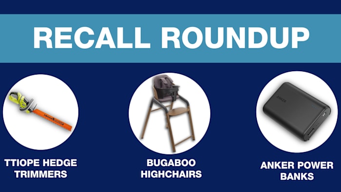 Recall Roundup: Bugaboo Highchairs, Anker Power Banks & TTiope Hedge Trimmers