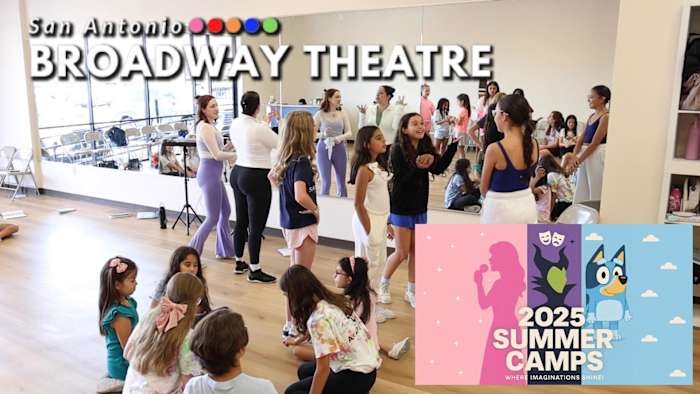 San Antonio Broadway Theatre voor zomerkampen, lessen voor kinderen in nieuwe studio