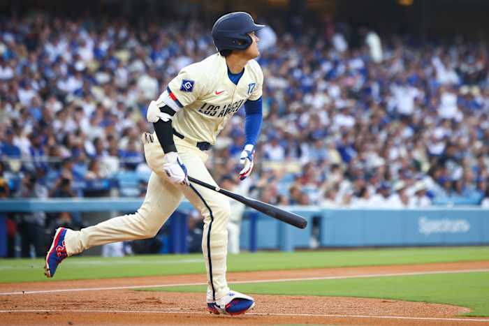 Shohei Ohtani slaat 2 homers tegen reuzen en beëindigt de 10-game homer droogt van de Dodgers-ster