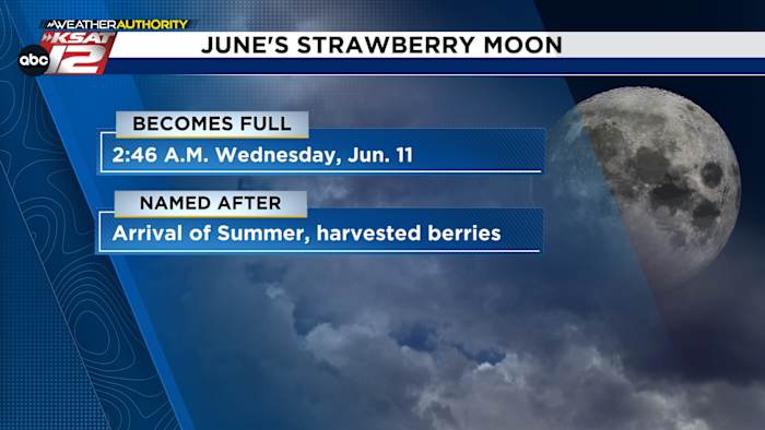 Strawberry Moon om zoetheid te brengen in de Texas Sky