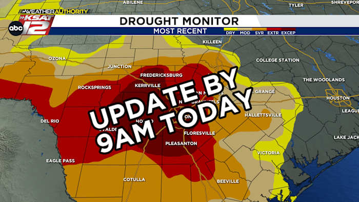We krijgen later vanmorgen een update over onze droogtesituatie
