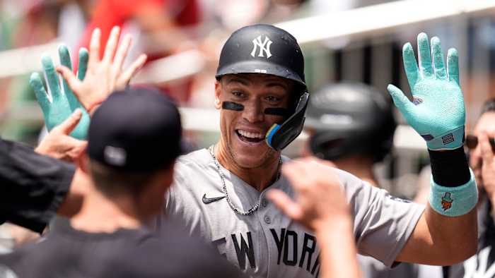 Aaron Judge bindt A-Rod op de Home Run-lijst van Yankees aller tijden op 351 in Win of Braves