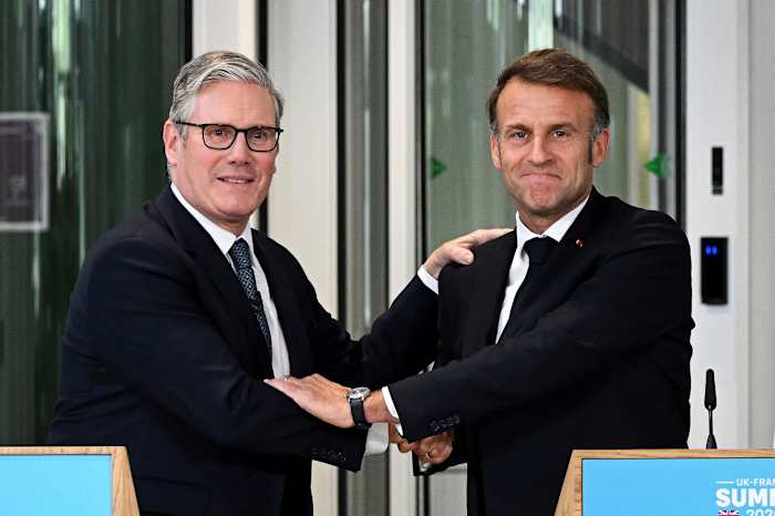 Britse, Franse en Duitse leiders houden een oproep aan Gaza nadat Macron een Palestijnse staat heeft gesteund