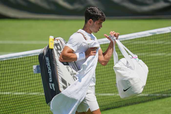Carlos Alcaraz speelt graag op gras en probeert een derde Wimbledon -titel op rij te winnen