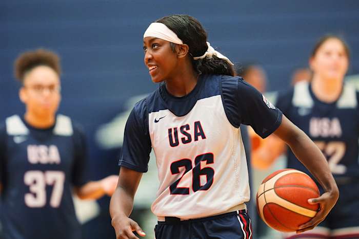 De naam, gelijkenis en beeldmerken van damesbasketbalsterren die overgaan in de WNBA