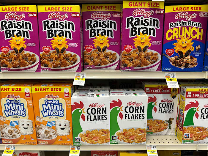 De verkoop van ontbijtgranen daalde tientallen jaren vóór de verkoop van Kellogg aan het Italiaanse bedrijf