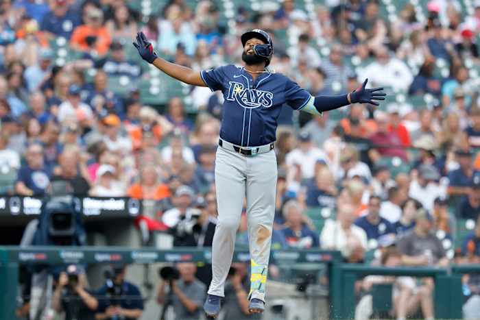 Junior Caminero Homers, scoort twee keer om de Rays te helpen beëindigen van de Tigers 'winnende streak