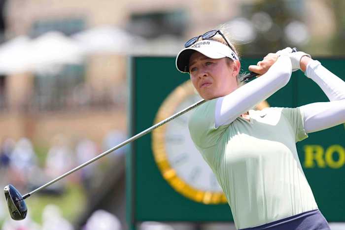 Korda 'voelt als een oma' onder rijzende sterren zoals Woad op Evian Championship