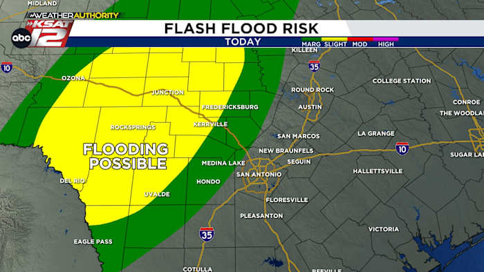 Nieuwe overstromingsproblemen van Uvalde naar Rocksprings vanmorgen