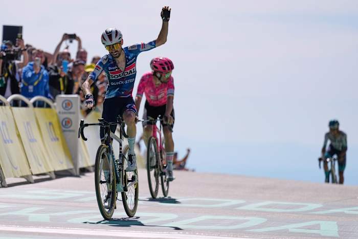 Paret-Peattre wint Tour de France-podium op Mont Ventoux, waar Pogačar Vingegaard een nieuwe klap afhandelt