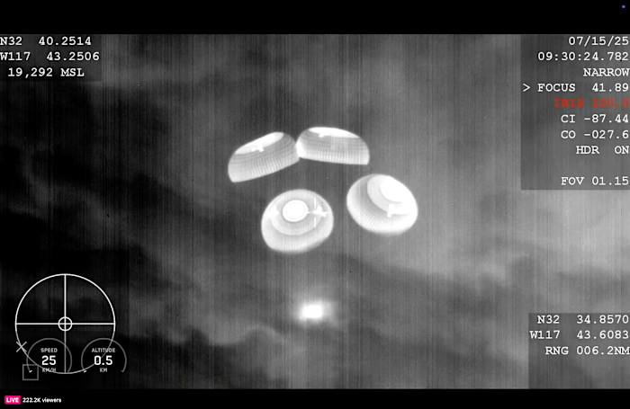 Private SpaceFlight eindigt met een Pacific Splashdown voor astronauten uit India, Polen en Hongarije