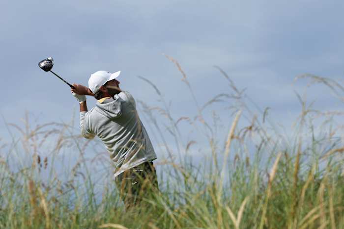 Scottie Scheffler met een 64 stelt een ontmoedigend doelwit op de British Open