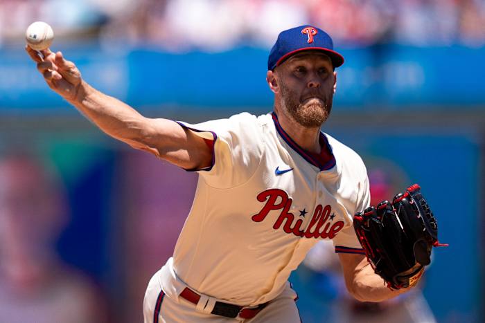 Zack Wheeler gooit 1-hitter voor de eerste complete game sinds 2021, die Phillies voorbij Reds leidt