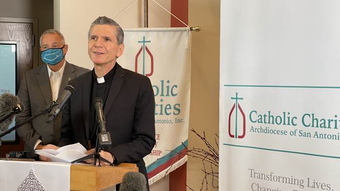 Aartsbisdom van San Antonio om de benoeming van de nieuwe aartsbisschop dinsdag aan te kondigen
