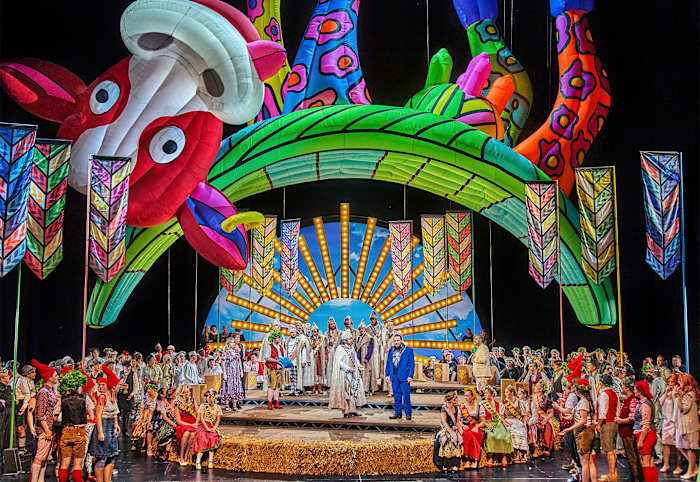 Bayreuth's 2025 -productie van Wagner's 'Meistersinger' heeft een technicolor -look - en een twist