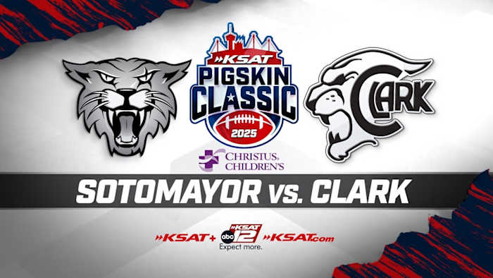 Clark buigt defensieve spieren, verslaat Sotomayor in All-Northside ISD-editie van KSAT PigSskin Classic