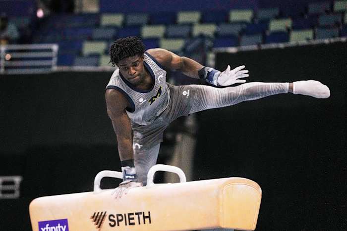 Frederick Richard neemt zijn gevecht om gymnastiek 'cool' te maken naar een nieuw front: zijn uniform