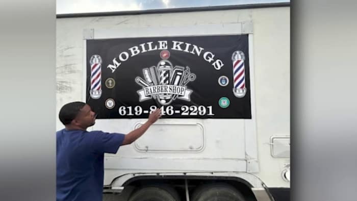 Gepensioneerde Marine's mobiele kapperszaak gestolen weken voor het gratis kapselevenement