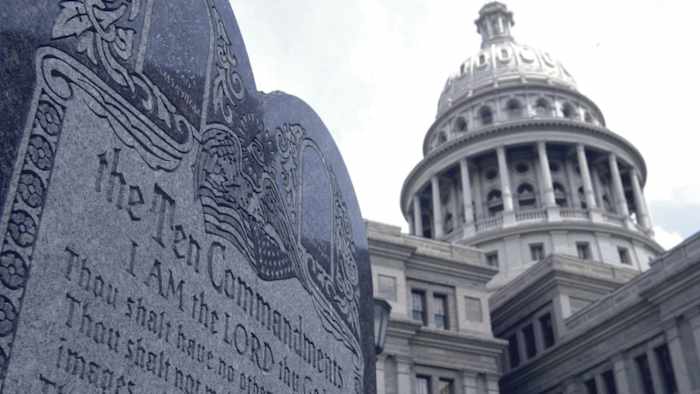 Getuigenis die wordt gehoord in uitdaging voor de wet van Texas die vereist dat tien geboden in de klas worden weergegeven