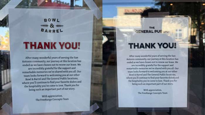 Het algemene publiek en Bowl & Barrel kondigt sluiting aan van de locatie in de noordwestelijke zijde