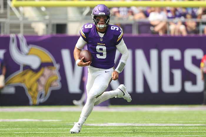 JJ McCarthy leidt de scoringsdrive in korte terugkeer voor Vikings