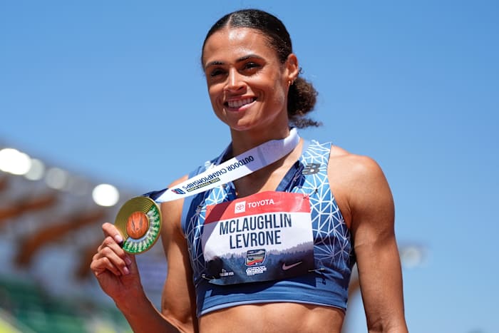 McLaughlin-Levrone loopt 48,90 om de tweede nationale titel van 400 meter vast te leggen