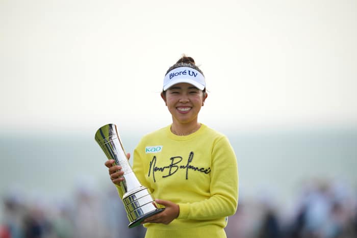 Miyu Yamashita van Japan wint de Women's British Open voor haar eerste grote titel