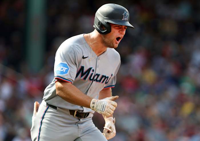 Myers en Marsee Homer in 3-run 9e om de Marlins voorbij de Red Sox, 5-3 op te tillen